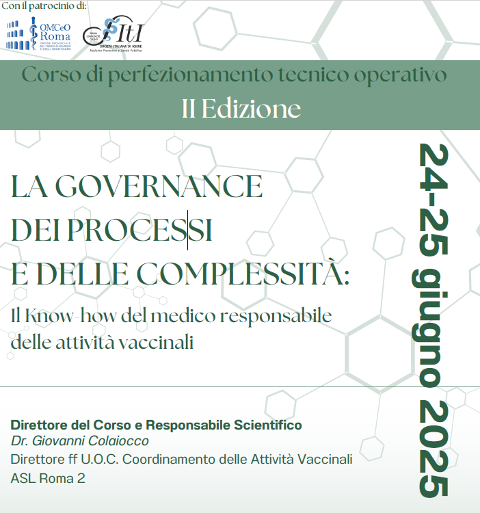 LA GOVERNANCE DEI PROCESSI E DELLE COMPLESSITA’ – Roma, 24/25 giugno 2025